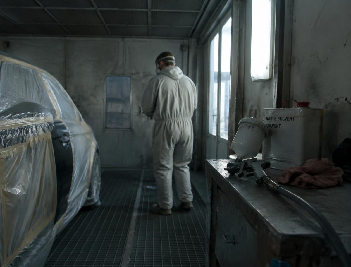 Automotive paint waste disposal