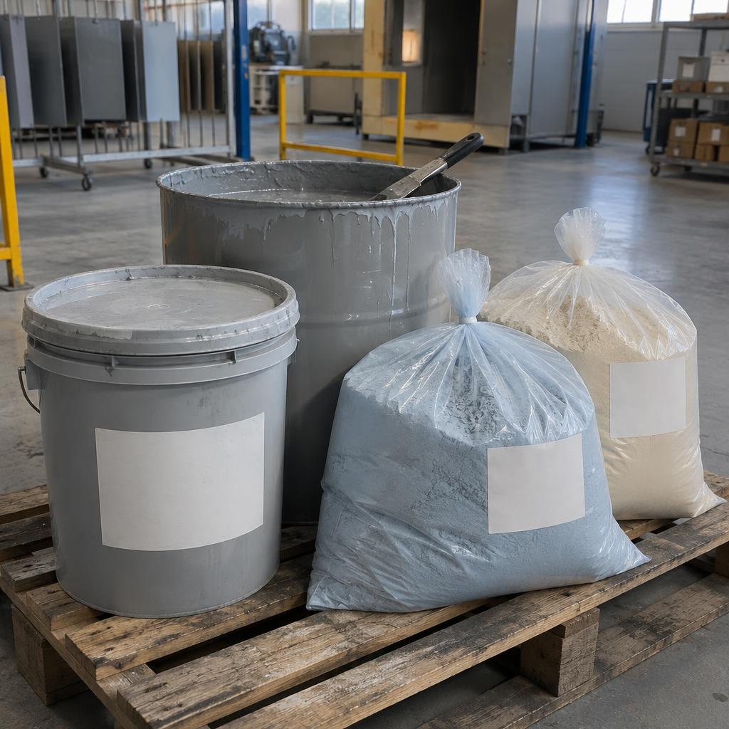 Industrial paint waste recycling