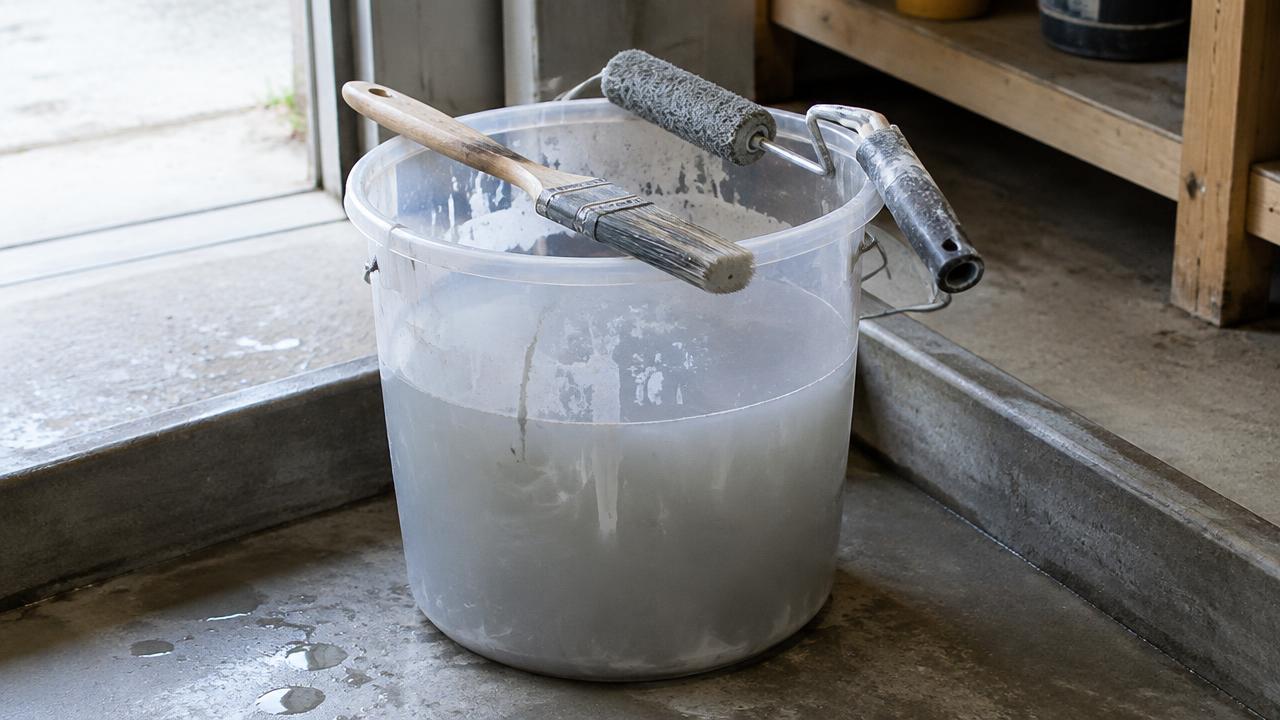 Paint wash water