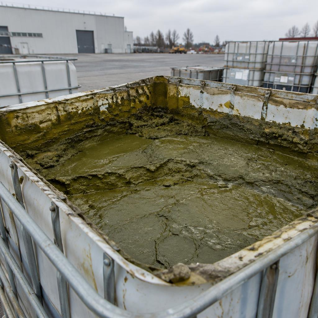 Paint sludge recycling