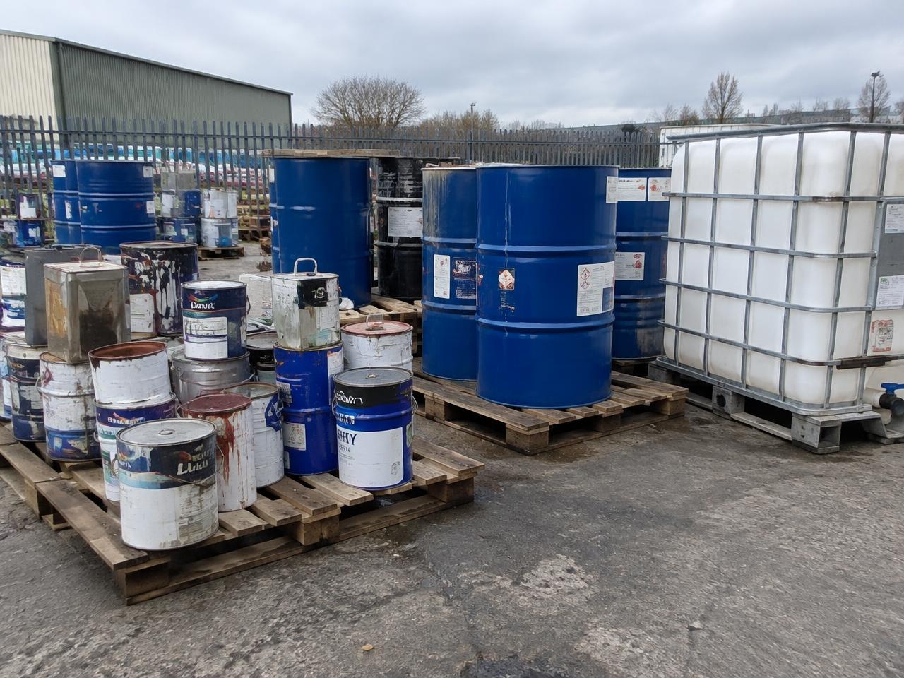 Paint container disposal
