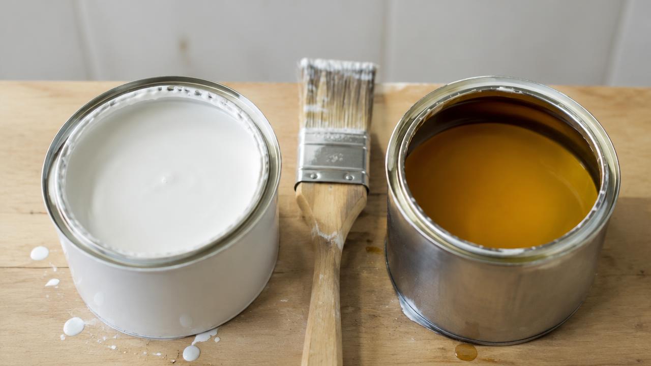 Water based and solvent based paint