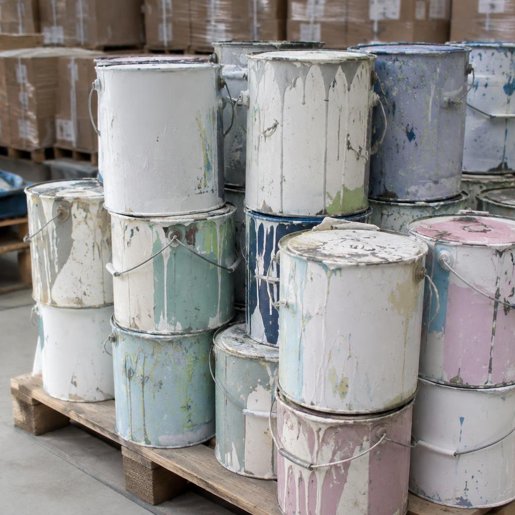 Water based paint recycling